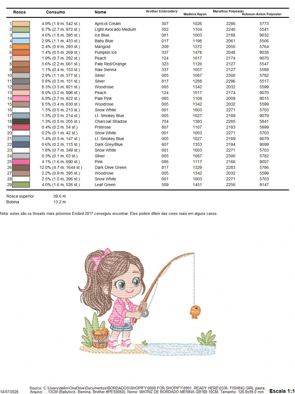 Baby girl fishing embroidery design - Fisherman girl machine embroidery pattern - Children toddler playing sun grass file - Instant download (Copy)