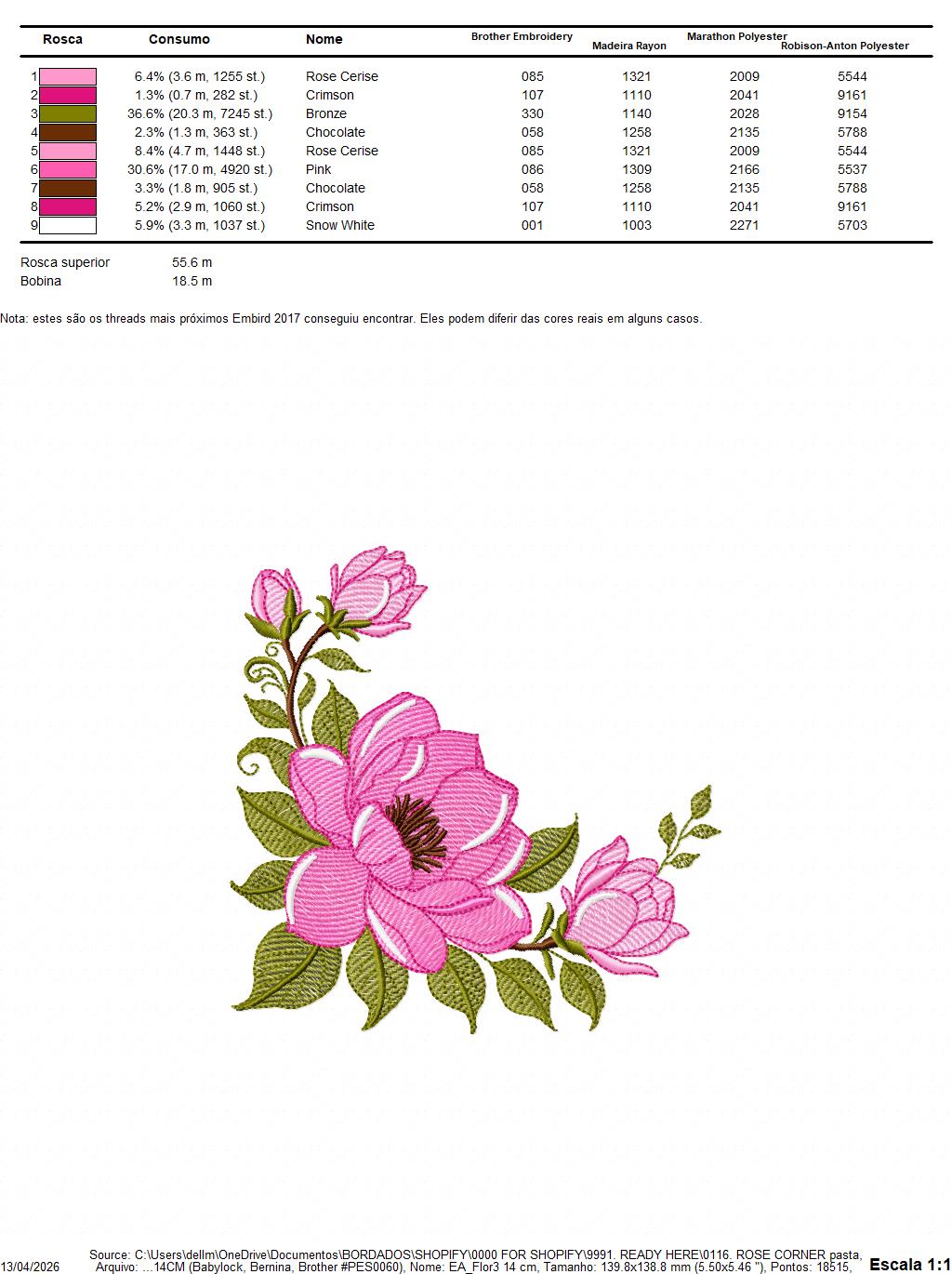 Rose Corner embroidery designs - Flower embroidery design machine embroidery pattern - Monogram Frame embroidery file - instant download pes (Copy) Marcia Embroidery