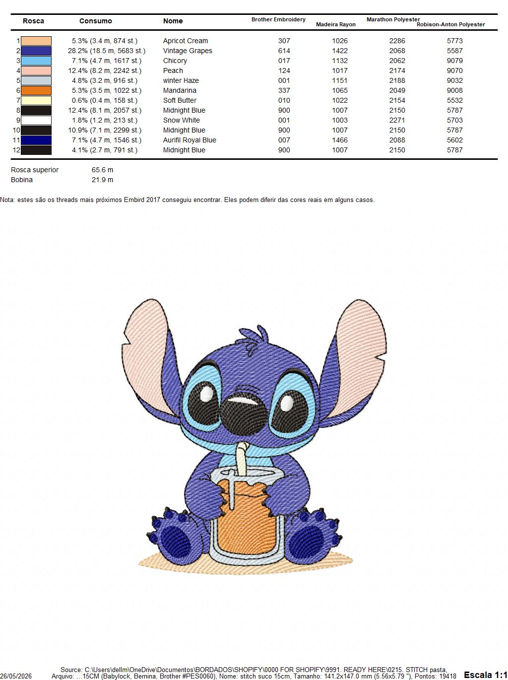 Stitch embroidery design - Lilo and Stitch Cartoon machine embroidery pattern - Baby boy and girl file - Instant digital download pes jef (Copy) Marcia Embroidery