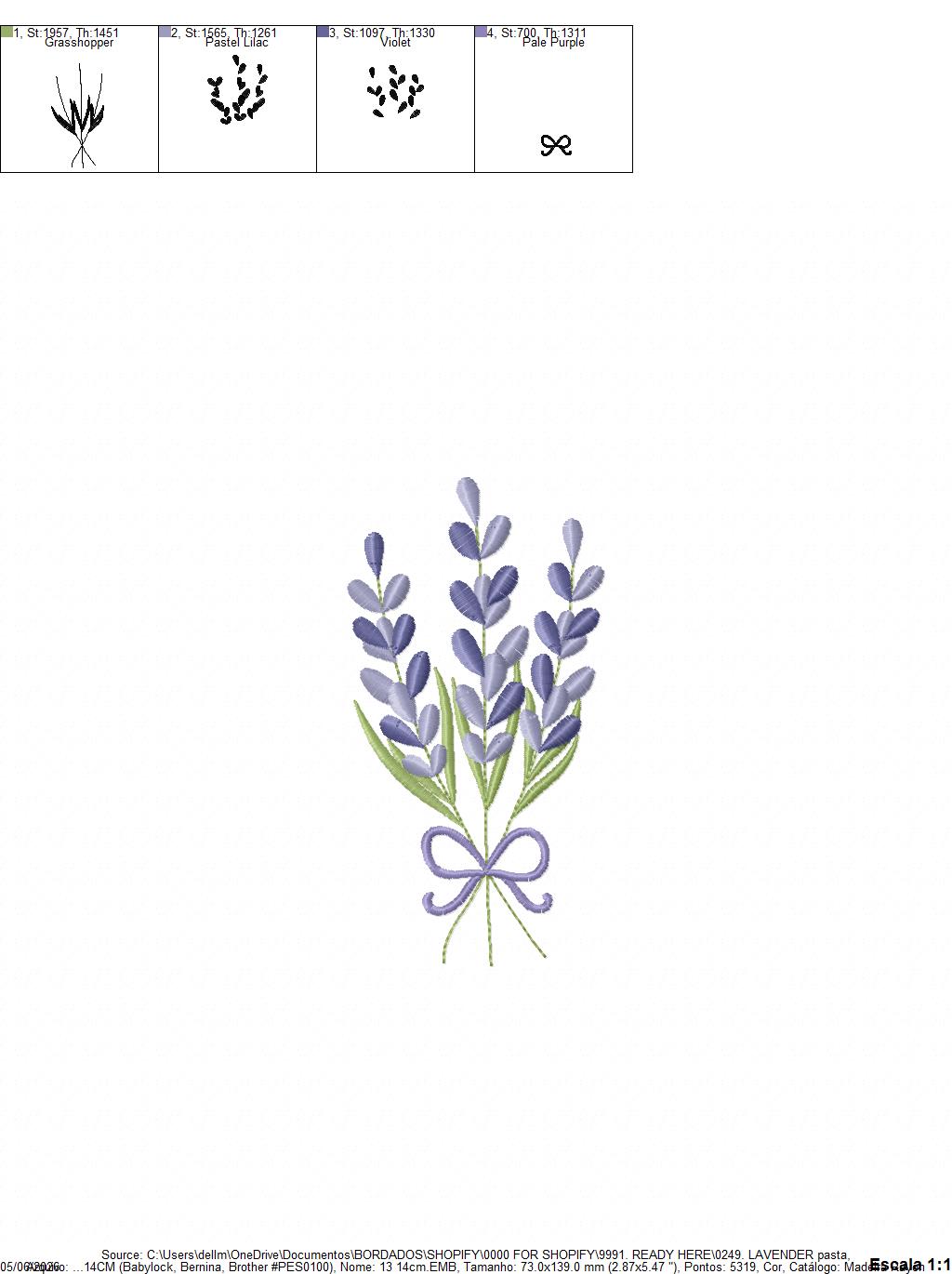 Lavender flowers embroidery design - Flower garden machine embroidery pattern - Floral Kitchen Tea towel - Instant download pes jef (Copy) Marcia Embroidery