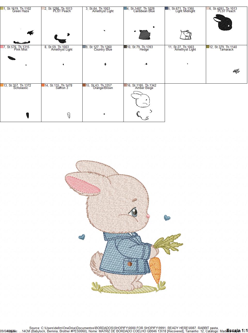 Male Bunny embroidery design - Rabbit with blue bow tie machine embroidery pattern - Baby Boy Easter Bunny file - Instant digital download pes jef dst hus vp3 (Copy) Marcia Embroidery