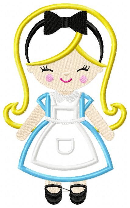 Alice embroidery designs -Disney Princess embroidery design machine embroidery pattern - Princess applique design - Alice in Wonderland file Marcia Embroidery