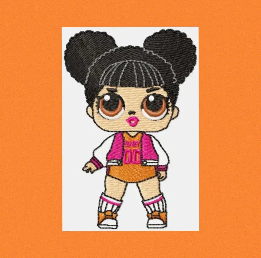 LOL Dolls embroidery design machine embroidery pattern Marcia Embroidery