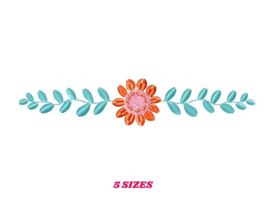 Monogram Frame embroidery designs - Flower embroidery design machine embroidery pattern - rose wreath embroidery file - baby girl embroidery Marcia Embroidery