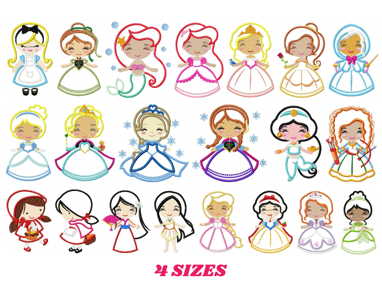 PRINCESS - Marcia Embroidery