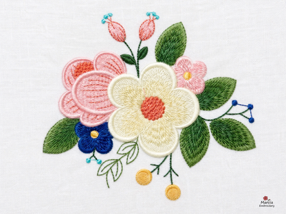 Flowers embroidery designs - Flower embroidery design machine embroidery pattern - Floral embroidery file - instant download digital file (Copy)