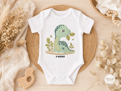 Dinosaur embroidery designs - Dino embroidery design machine embroidery pattern - instant download - Baby boy embroidery file brontosaurus (Copy)