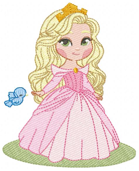 Aurora embroidery design - Disney Princess machine embroidery patterns - Instant digital download (Copy) Marcia Embroidery