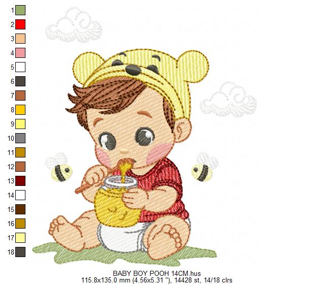 Teddy Bear embroidery designs - Baby boy toy machine embroidery pattern - Cute Bear with bow tie file - Instant digital download pes jef dst (Copy) Marcia Embroidery