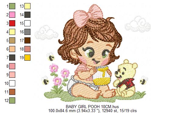 Teddy Bear embroidery designs - Baby boy toy machine embroidery pattern - Cute Bear with bow tie file - Instant digital download pes jef dst (Copy) (Copy) Marcia Embroidery