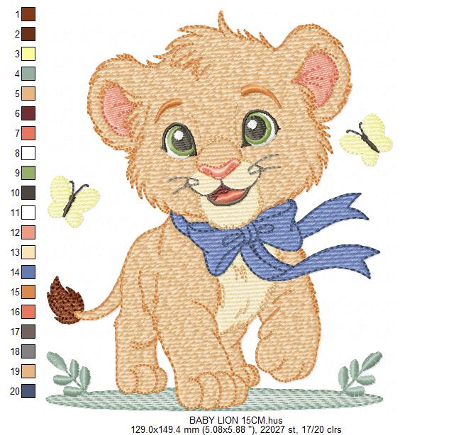 Lion embroidery designs - Safari embroidery design machine embroidery pattern - Baby boy embroidery file - Lion Indian embroidery download (Copy) Marcia Embroidery