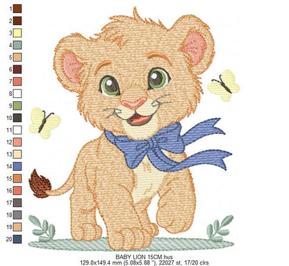Lion embroidery designs - Safari embroidery design machine embroidery pattern - Baby boy embroidery file - Lion Indian embroidery download (Copy) Marcia Embroidery