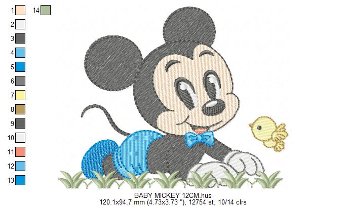 Mickey embroidery design - Mickey Mouse machine embroidery pattern - Baby Boy file - Instant digital download pes jef dst (Copy) Marcia Embroidery