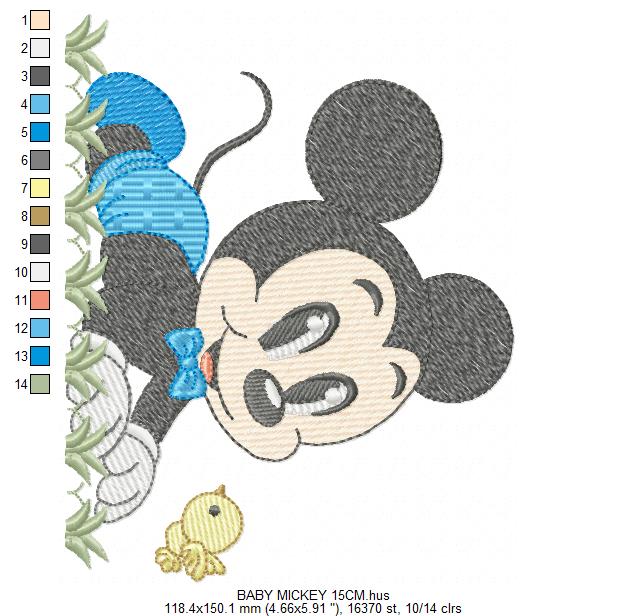Mickey embroidery design - Mickey Mouse machine embroidery pattern - Baby Boy file - Instant digital download pes jef dst (Copy) Marcia Embroidery