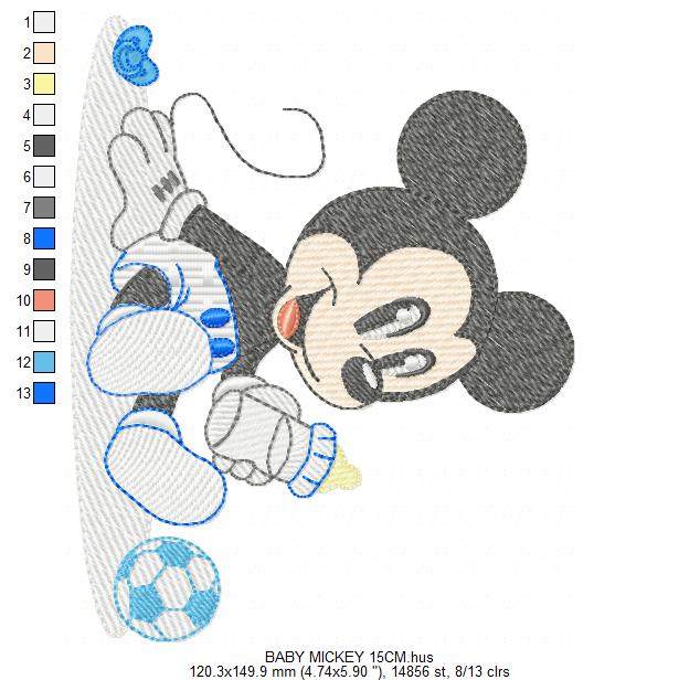 Mickey embroidery design - Mickey Mouse machine embroidery pattern - Baby Boy file - Instant digital download pes jef dst (Copy) Marcia Embroidery