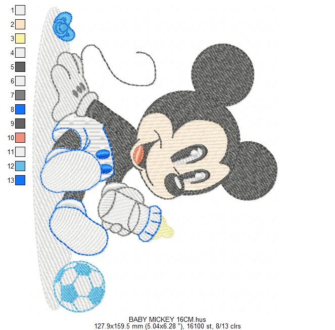 Mickey embroidery design - Mickey Mouse machine embroidery pattern - Baby Boy file - Instant digital download pes jef dst (Copy) Marcia Embroidery
