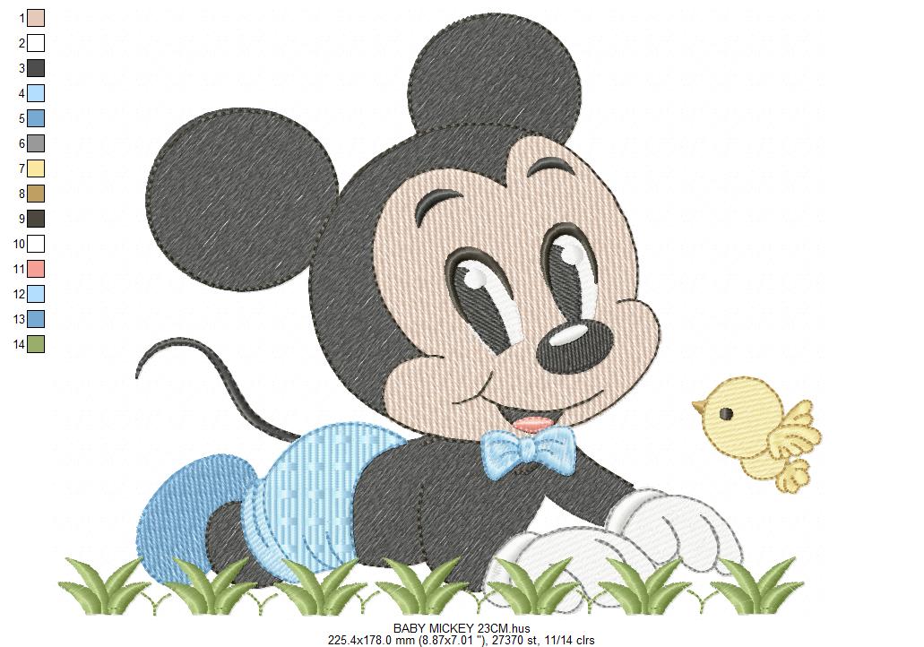Mickey embroidery design - Mickey Mouse machine embroidery pattern - Baby Boy file - Instant digital download pes jef dst (Copy) Marcia Embroidery