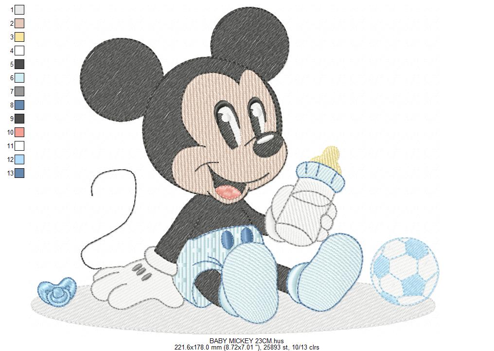 Mickey embroidery design - Mickey Mouse machine embroidery pattern - Baby Boy file - Instant digital download pes jef dst (Copy) Marcia Embroidery