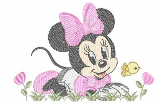 Minnie embroidery design - Minnie Mouse machine embroidery pattern - Baby Girl file - Instant digital download pes jef dst (Copy) Marcia Embroidery