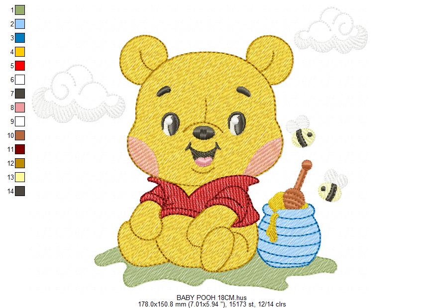 Teddy Bear embroidery designs - Baby boy toy machine embroidery pattern - Cute Bear with bow tie file - Instant digital download pes jef dst (Copy) Marcia Embroidery