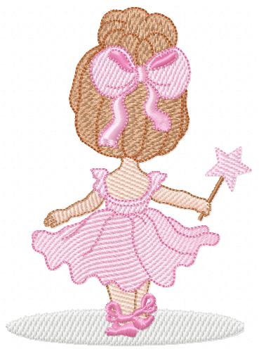 Ballerina embroidery designs - Ballet dancer machine embroidery pattern - Baby girl file - Instant download (Copy) Marcia Embroidery