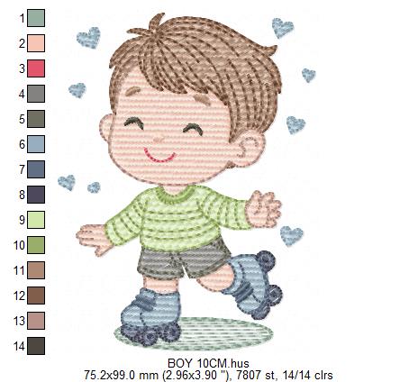 Boy with bike embroidery designs - Baby Boy embroidery design machine embroidery pattern -  instant download Bicycle cyclist Biker kid toy (Copy) Marcia Embroidery