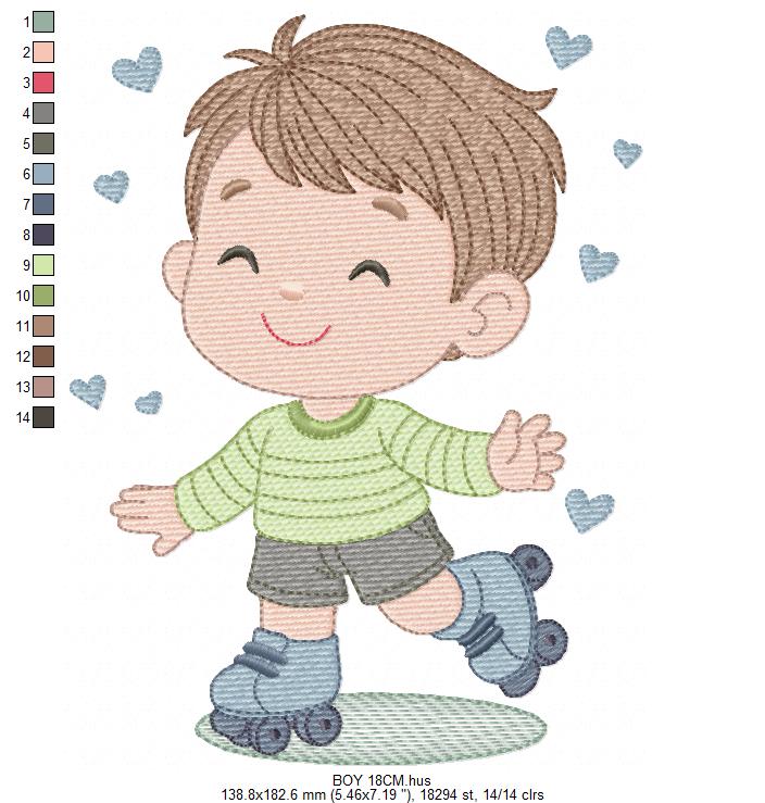 Boy with bike embroidery designs - Baby Boy embroidery design machine embroidery pattern -  instant download Bicycle cyclist Biker kid toy (Copy) Marcia Embroidery