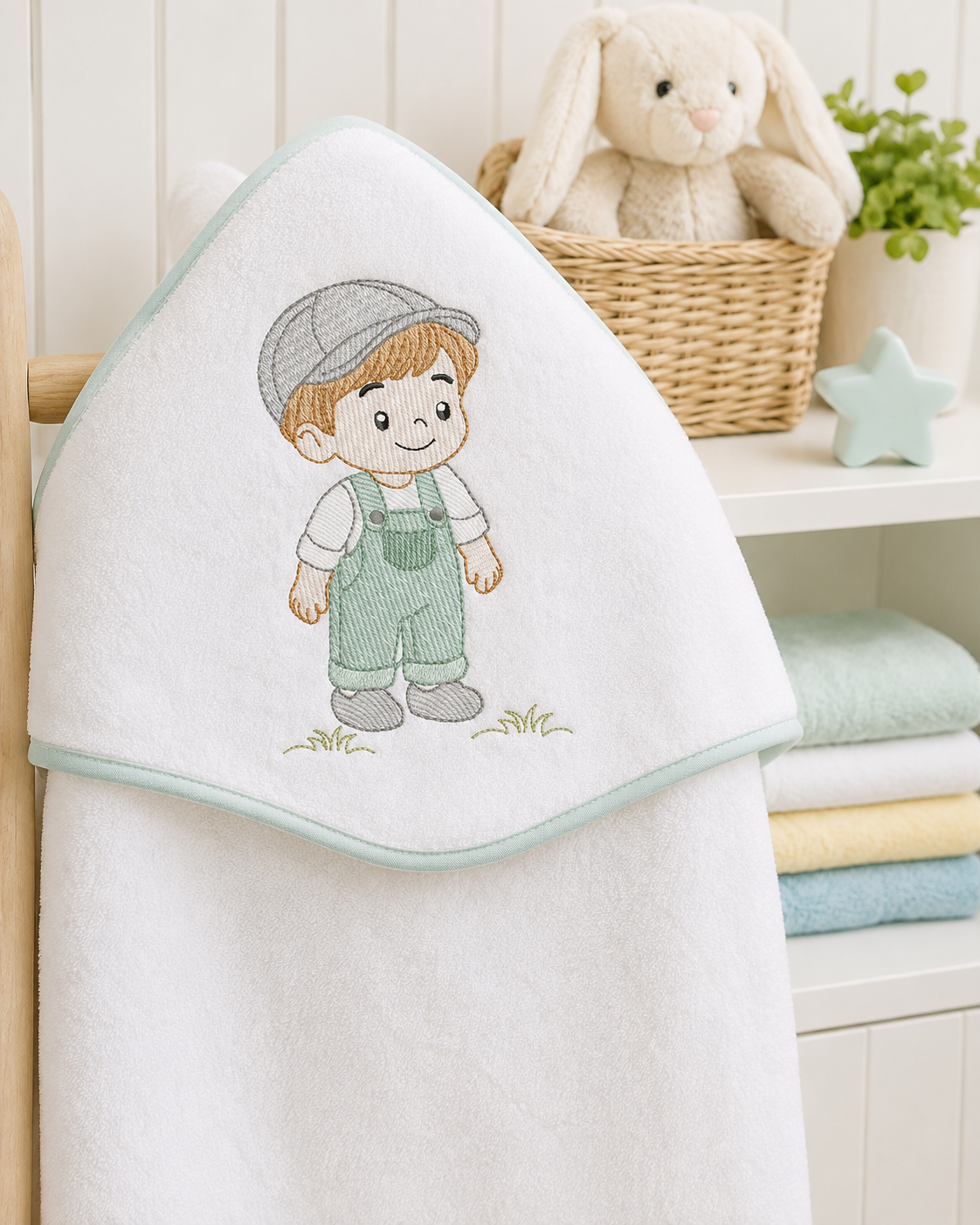 Baby boy embroidery design - Toddlers machine embroidery pattern - kid embroidery file - Digital Download