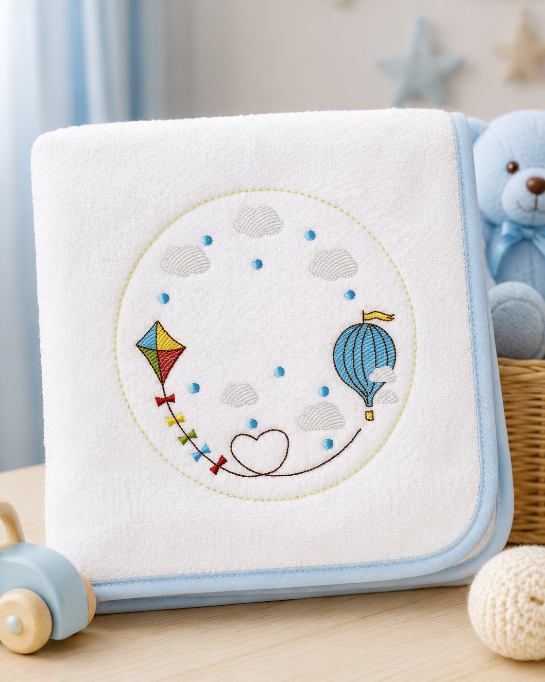 Monogram Frame embroidery design - Boy Birth Announcement machine embroidery pattern - Instant digital download pes jef