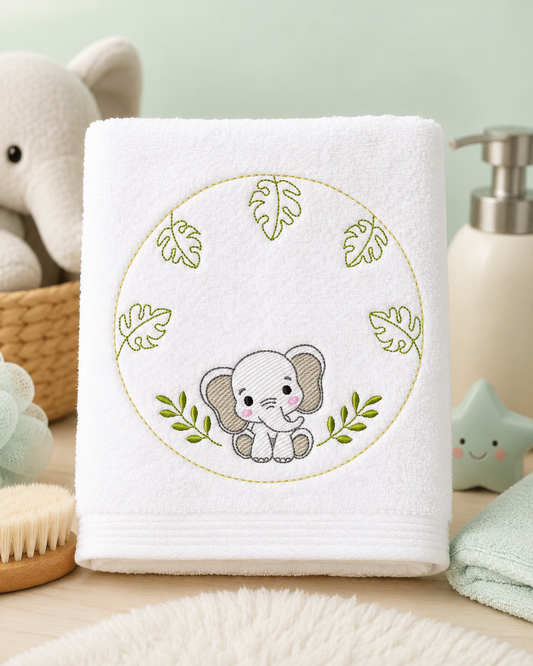 Monogram Frame embroidery design - Boy Birth Announcement machine embroidery pattern - Instant digital download pes jef