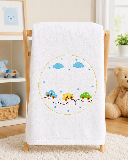 Monogram Frame embroidery design - Boy Birth Announcement machine embroidery pattern - Instant digital download pes jef