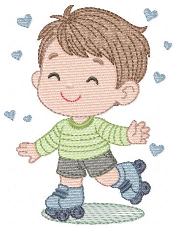 Boy with bike embroidery designs - Baby Boy embroidery design machine embroidery pattern -  instant download Bicycle cyclist Biker kid toy (Copy) Marcia Embroidery