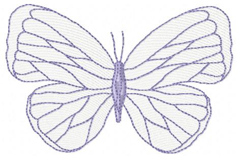 Butterfly embroidery design - Delicate butterfly with hearts machine embroidery pattern - Baby Girl file - Instant digital download pes jef dst (Copy) Marcia Embroidery