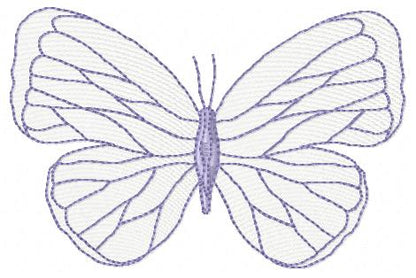 Butterfly embroidery design - Delicate butterfly with hearts machine embroidery pattern - Baby Girl file - Instant digital download pes jef dst (Copy) Marcia Embroidery