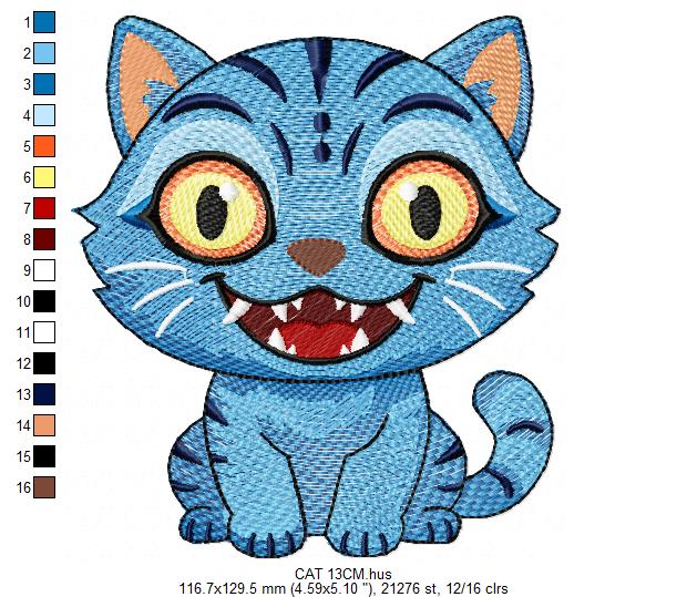 Cat KPop Demon Hunters embroidery design - Kpop Warriors machine embroidery patterns - Baby girl file - Instant digital download (Copy) Marcia Embroidery