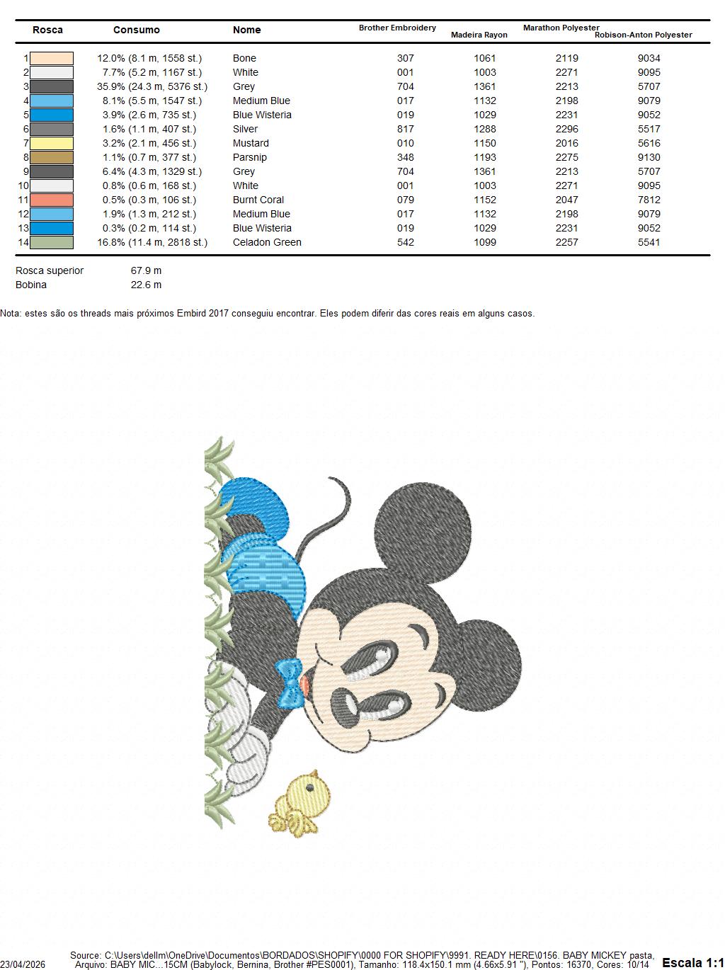 Mickey embroidery design - Mickey Mouse machine embroidery pattern - Baby Boy file - Instant digital download pes jef dst (Copy) Marcia Embroidery