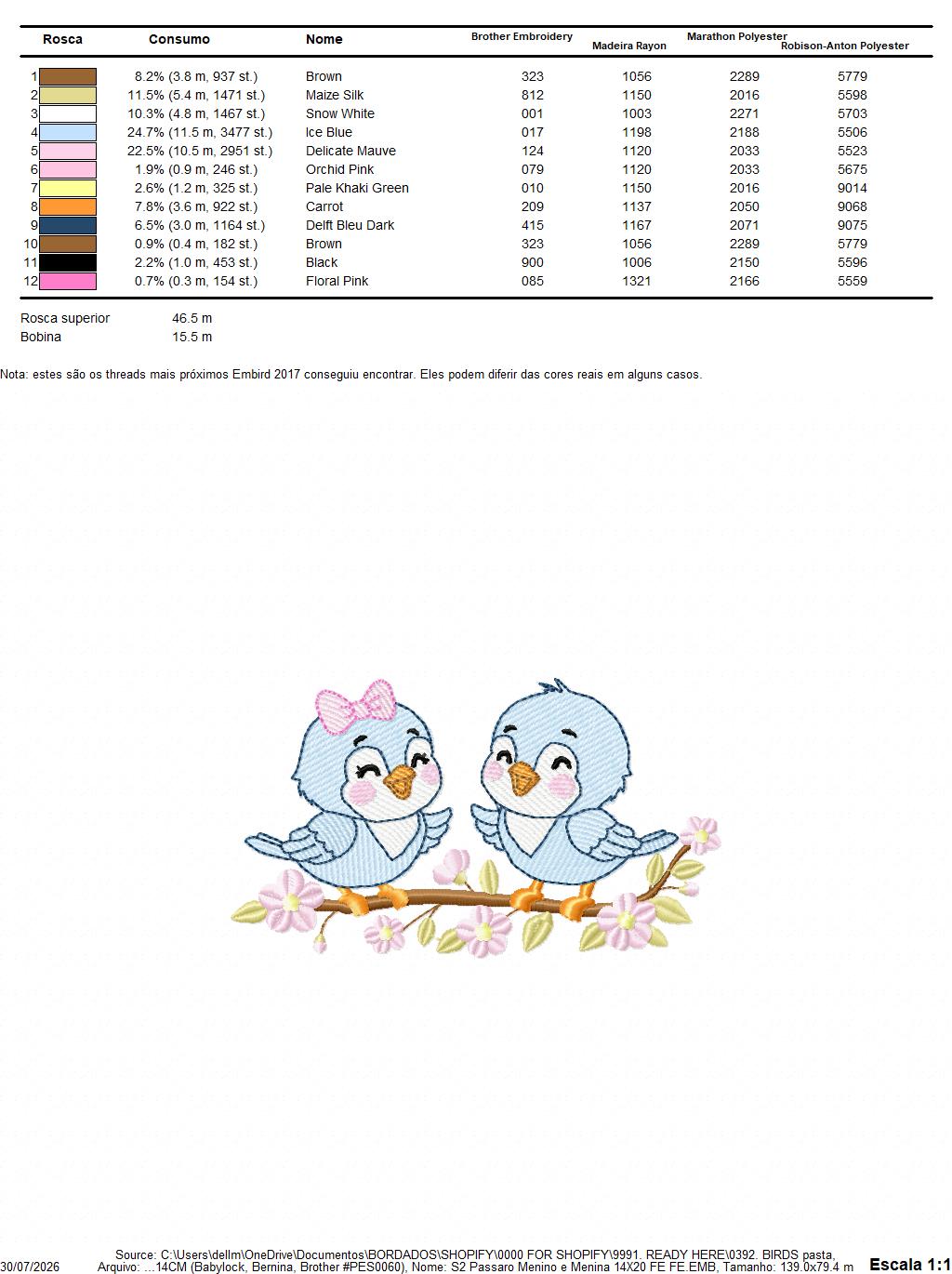 Birds embroidery design - Bird Brother and Sister machine embroidery pattern - Family Couple with flowers file - Instant digital download pes jef