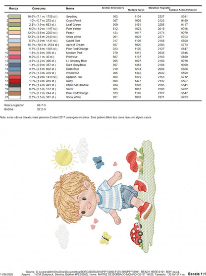 Baby Boy with toy car embroidery designs - Toddler playing machine embroidery pattern - Boy with airplane toy - Instant digital download pes (Copy) Marcia Embroidery