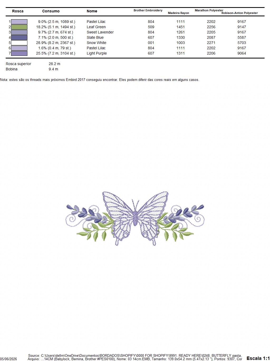 Butterfly embroidery design - Delicate butterfly with laurel frame machine embroidery pattern - Baby Girl file - Instant digital download pes jef dst (Copy) (Copy) Marcia Embroidery