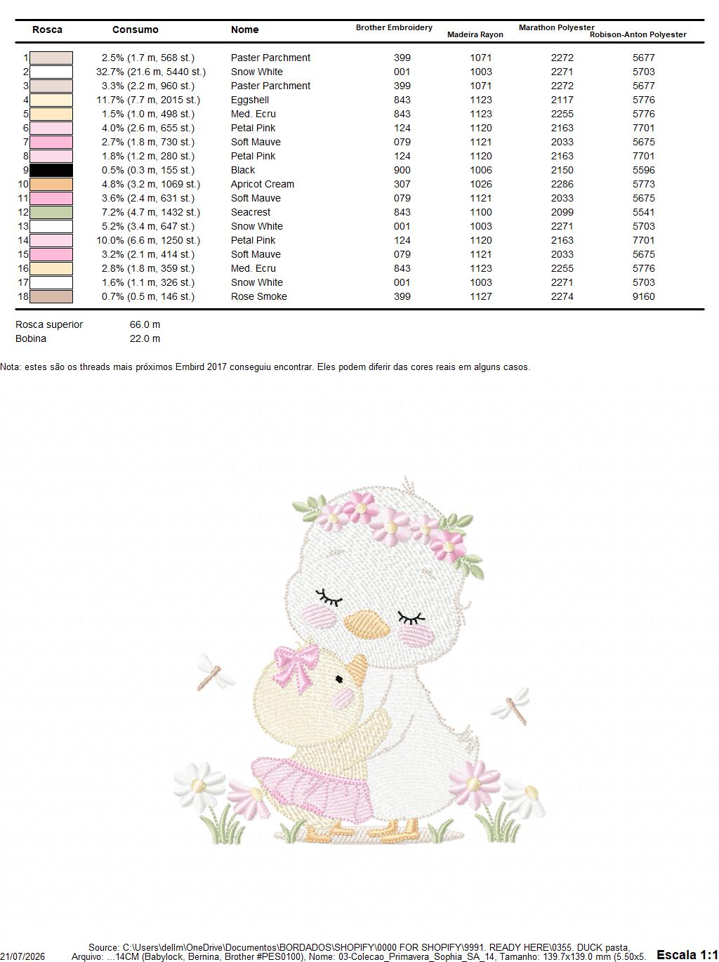 Mama Duck and Baby embroidery design - Lake water animal with flowers machine embroidery pattern - Baby boy file - Instant digital download pes jef