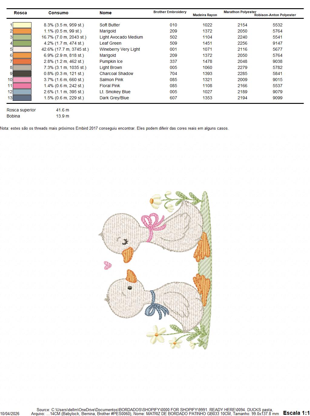 Duck embroidery design - Baby boy duck with mama machine embroidery pattern - Swimming duck file - Instant digital download pes jef dst hus (Copy) Marcia Embroidery