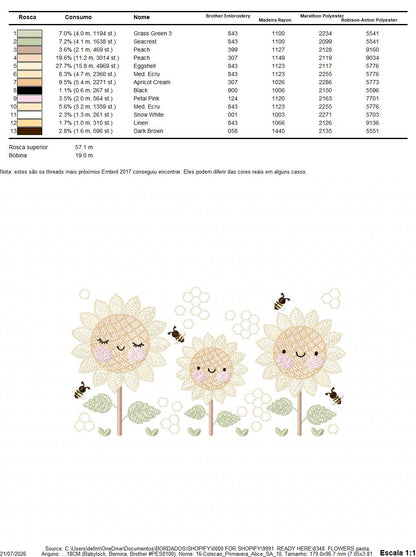 Daisies embroidery designs - Yellow Flowers machine embroidery pattern - Floral Grandma Kitchen towel - Instant digital download pes jef (Copy)