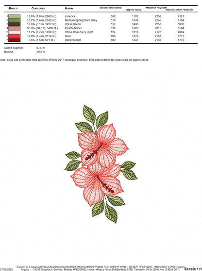 Monogram Floral Frame embroidery design - Roses  and Flowers Frame machine embroidery pattern - Floral wreath garland file - Instant download pes jef (Copy) Marcia Embroidery