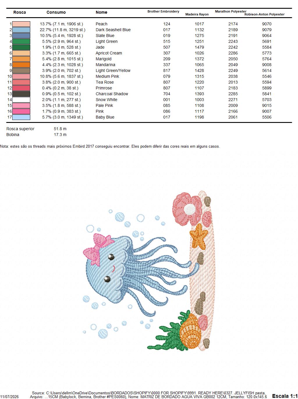 Jellyfish embroidery design - Octopus embroidery designs machine embroidery pattern - Ocean animals embroidery - instant digital download (Copy)