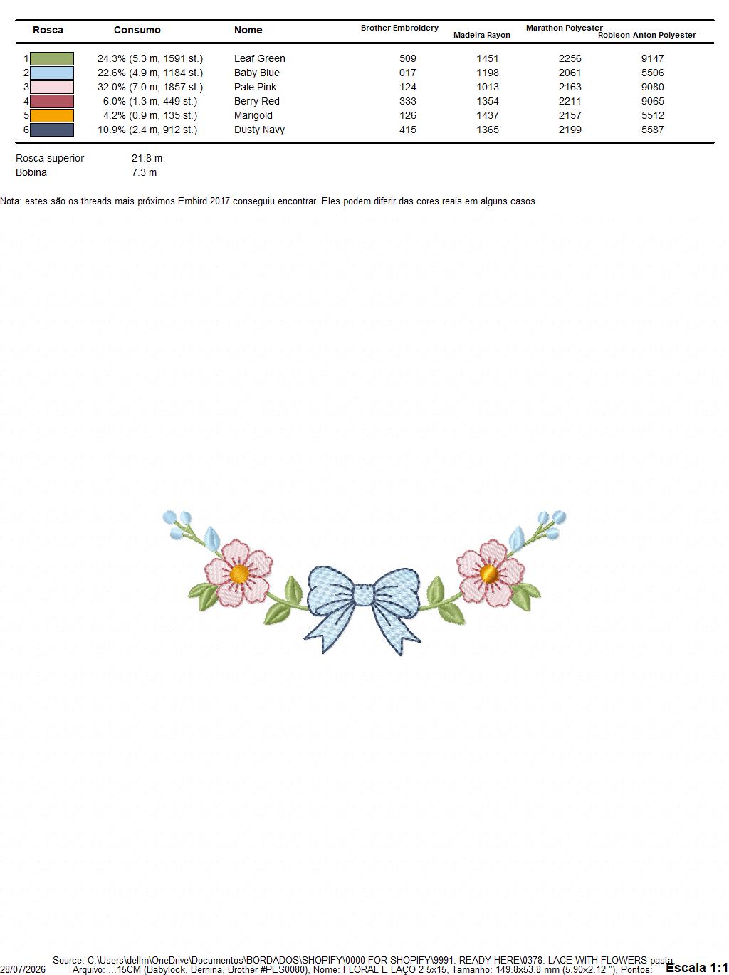 Lace embroidery design - Ribbon with flowers machine embroidery pattern - Kitchen Towel file - Laurel wreath with Lace (Digital Download)
