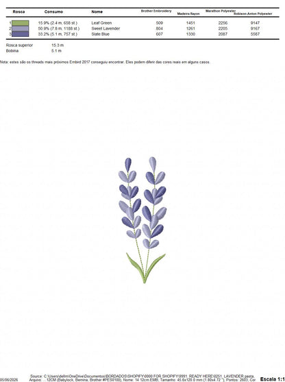 Lavender flowers embroidery design - Flower garden machine embroidery pattern - Floral Kitchen Tea towel - Instant download pes jef (Copy) Marcia Embroidery