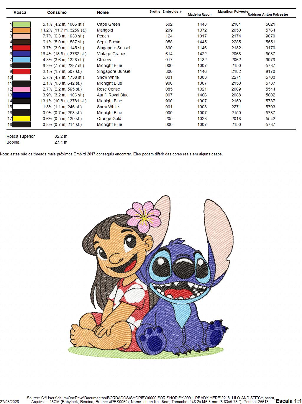Stitch embroidery design - Lilo and Stitch Cartoon machine embroidery pattern - Baby boy and girl file - Instant digital download pes jef (Copy) Marcia Embroidery