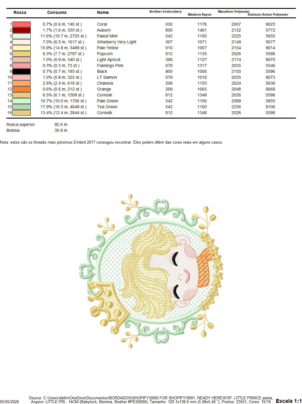 The Little Prince embroidery design - Little Prince with crown machine embroidery pattern - Baby boy and girl Fairytale file - Instant digital download pes jef Marcia Embroidery