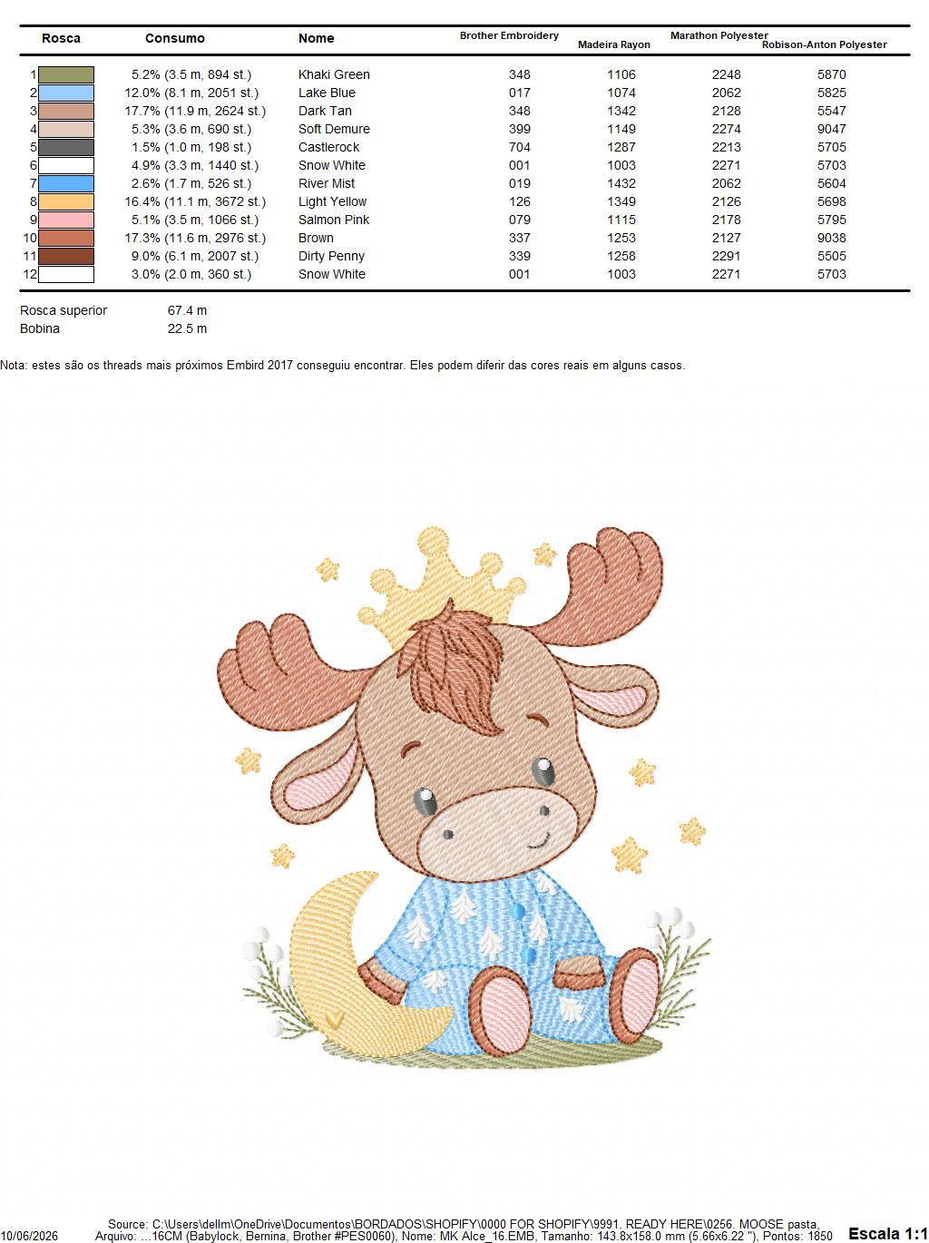 Moose embroidery design - Farm Ranch Pony machine embroidery pattern - Baby Girl Cowboy Horse file - Instant digital download pes jef dst (Copy) Marcia Embroidery