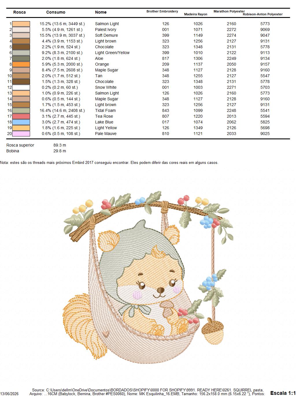 Squirrel embroidery designs - Woodland Forest Animal embroidery design machine embroidery pattern - Raccoon with mushrooms - Instant download (Copy) Marcia Embroidery